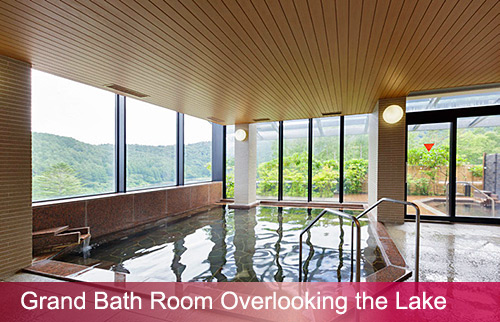 Grand Bath Room Overlooking the Lake